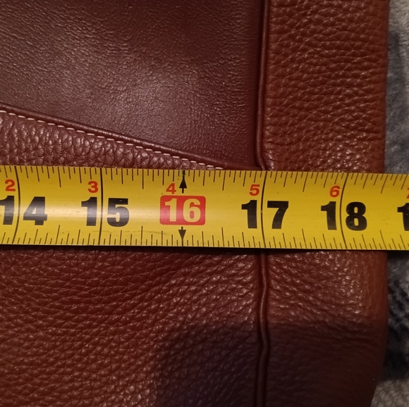 Gucci | Vintage Brown Leather Tote Work Bag Laptop Bag Handbag - Picture 8 of 16